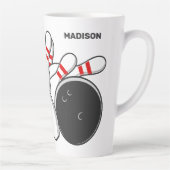 Individuelle Name Bowling Strike Milchtasse (Rechts)