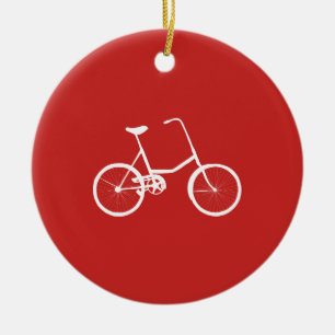 Individuelle Name Boys Bike Keramik Ornament