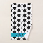 Individuelle Name Boy's Soccer Towel Set (Handtuch)