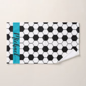 Individuelle Name Boy's Soccer Towel Set (Handtuch)