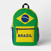 Individuelle Name Brasilien Bedruckter Rucksack (Vorderseite)