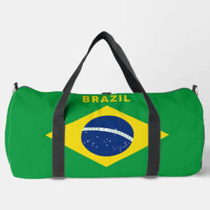 Individuelle Name Brasilien - Flagge Duffle Bag