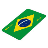 Individuelle Name Brasilien - Flagge Magnet (Linke Seite)
