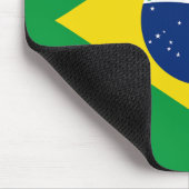 Individuelle Name Brasilien - Flagge Mousepad (Ecke)