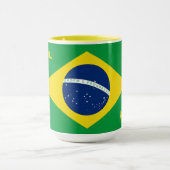 Individuelle Name Brasilien - Flagge Tasse (Zentrum)