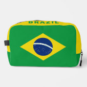 Individuelle Name Brasilien - Flagge Waschbeutel (Vorderseite)