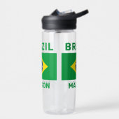 Individuelle Name Brasilien Trinkflasche (Links)