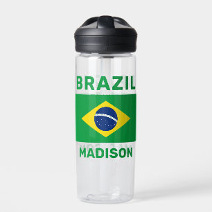 Individuelle Name Brasilien Trinkflasche