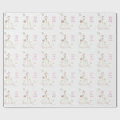 Individuelle Name Brautparty Dress Future Frau (Na Geschenkpapier (Flach)