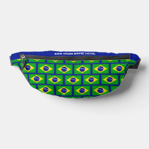 Individuelle Name BRAZIL BRASILIA FLAG Bauchtasche