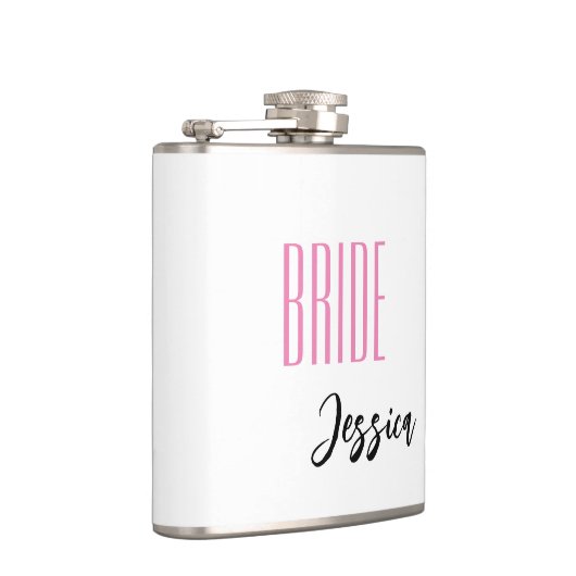 Individuelle Name Bride Flask Flachmann (Rechts)