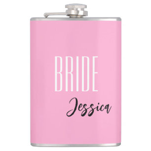 Individuelle Name Bride Flask Flachmann