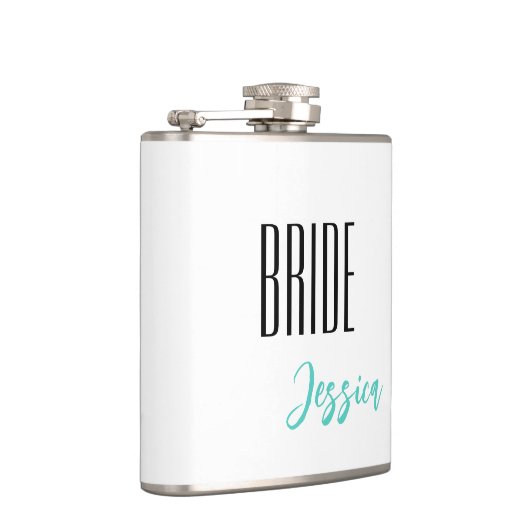 Individuelle Name Bride Flask Flachmann (Rechts)