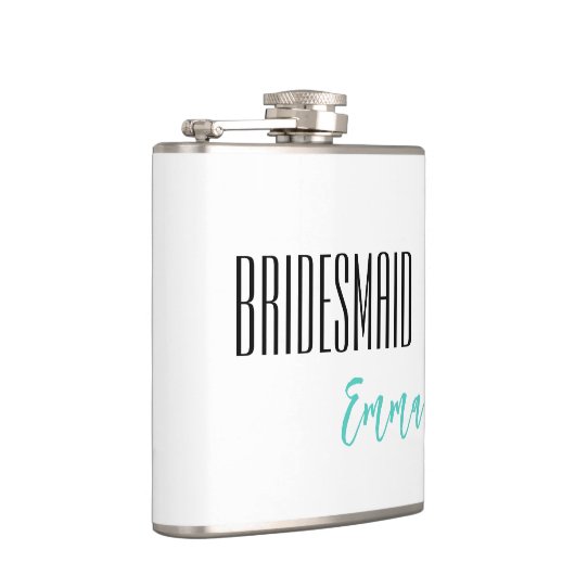 Individuelle Name Bridesmaid Flask Flachmann (Rechts)