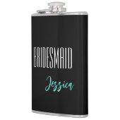 Individuelle Name Bridesmaid Flask Flachmann (Links)