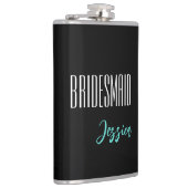 Individuelle Name Bridesmaid Flask Flachmann (Rechts)