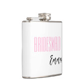 Individuelle Name Bridesmaid Flask Flachmann (Rechts)