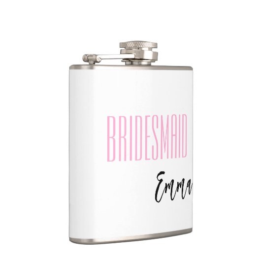 Individuelle Name Bridesmaid Flask Flachmann (Rechts)