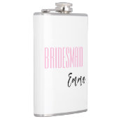 Individuelle Name Bridesmaid Flask Flachmann (Rechts)