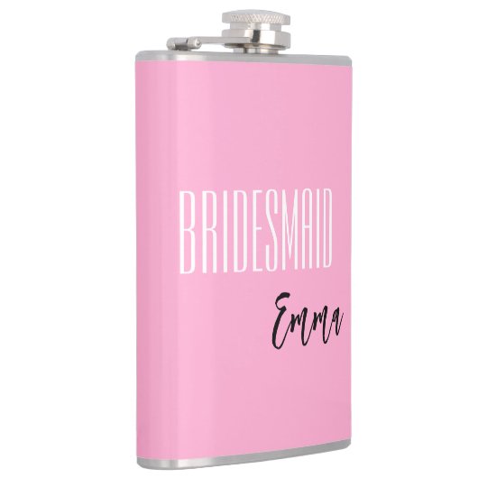 Individuelle Name Bridesmaid Flask Flachmann (Rechts)
