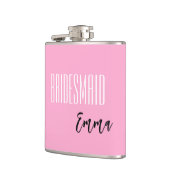 Individuelle Name Bridesmaid Flask Flachmann (Links)