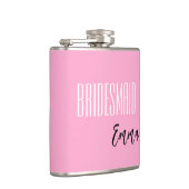Individuelle Name Bridesmaid Flask Flachmann (Rechts)