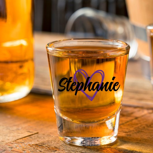 Individuelle Name Bridesmaid Hen Gastgeschenke Gir Schnapsglas
