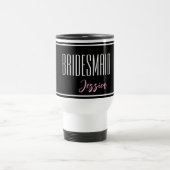 Individuelle Name Bridesmaid Travel Mug Reisebecher (Mittel)