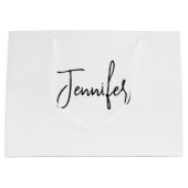 Individuelle Name Bridesmaid Wedding Junggeselinne Große Geschenktüte (Vorderseite)