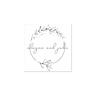 Individuelle Name Briefmarke Gummistempel