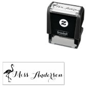 Individuelle Name Briefmarke, Lehrer Briefmarke Permastempel (Beispiel)