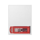 Individuelle Name British Phone Booth Notizblock (Rotiert)