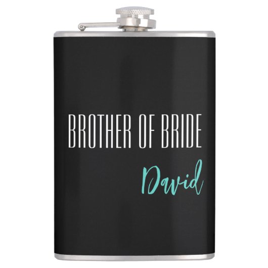 Individuelle Name Brother of Bridge Flachmann (Vorderseite)