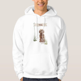 Individuelle Name Brown Cockapoo Haustier Hund Hoodie
