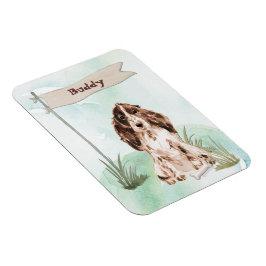 Individuelle Name Brown Cocker Spanisch Haustier H Magnet