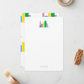 Individuelle Name buchen Mitteilungskarte (Vorderseite/Rückseite Beispiel)