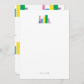 Individuelle Name buchen Mitteilungskarte (Vorne/Hinten)