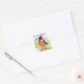 Individuelle Name, Buchungsplatte Robin Sticker (Umschlag)