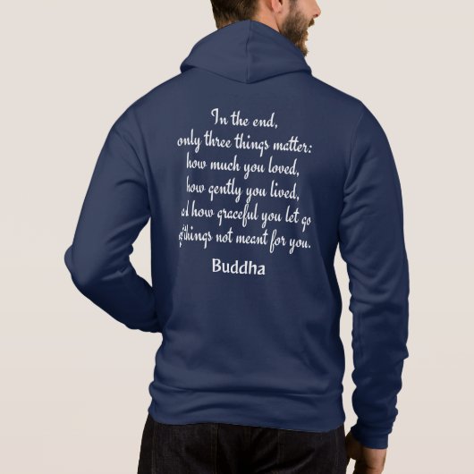 Individuelle Name Buddha Zitat 3 Shirts & Jacken (Rückseite)