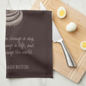 Individuelle Name Buddha Zitat Geschirrtuch (Viertel Falte)