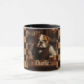 Individuelle Name Bulldog Barkeeper Tasse