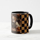 Individuelle Name Bulldog Barkeeper Tasse (VorderseiteRechts)