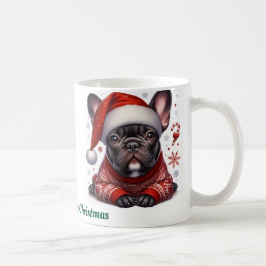 Individuelle Name, Bulldogge Kaffeetasse (Rechts)