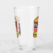 Individuelle Name Burger Lover Pint Glas (Links)