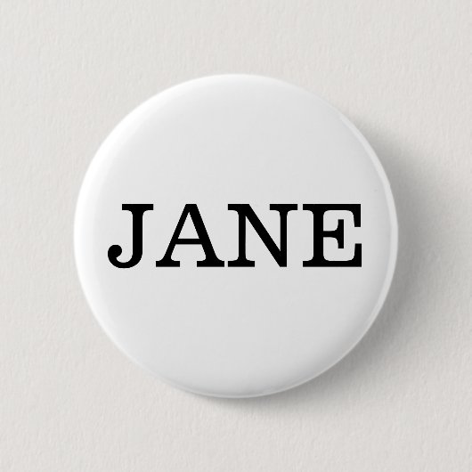 Individuelle Name Button (Vorderseite)