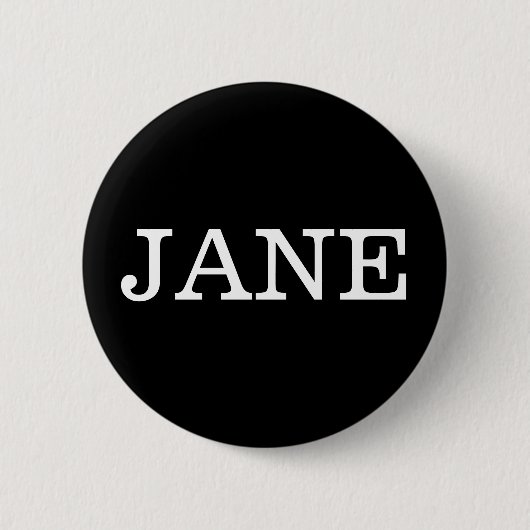 Individuelle Name Button (Vorderseite)