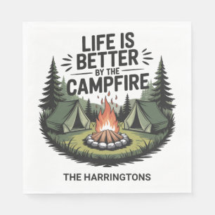 Individuelle Name Camping Serviette