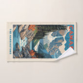 Individuelle Name Canada Travel Poster Handtuch (Handtuch)
