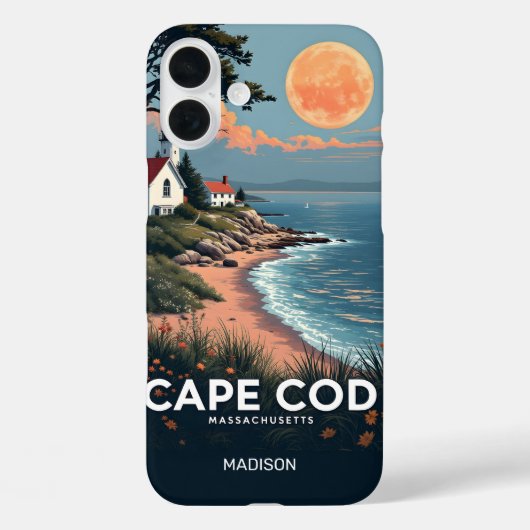 Individuelle Name Cape Cod Massachusetts Case-Mate iPhone Hülle (Rückseite)