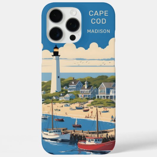 Individuelle Name Cape Cod Massachusetts Case-Mate iPhone Hülle (Rückseite)